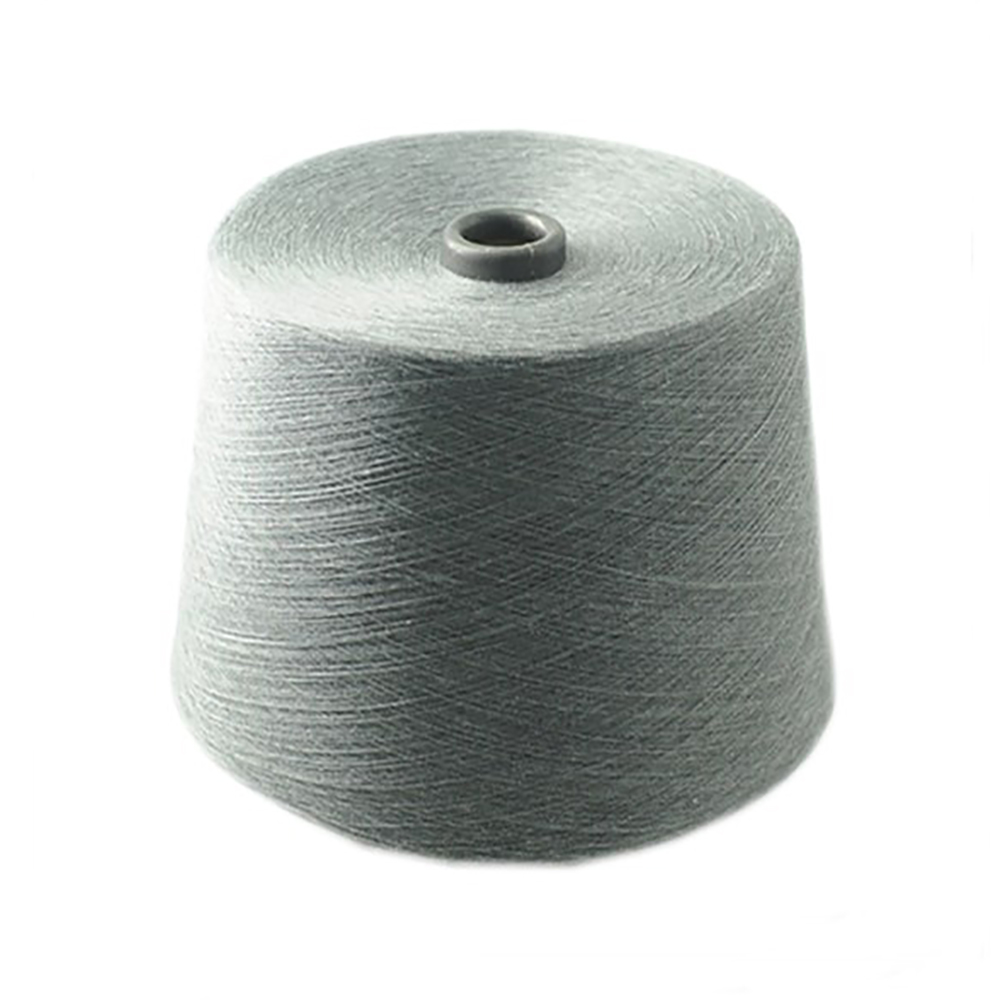 poliéster melange / hilado negro
